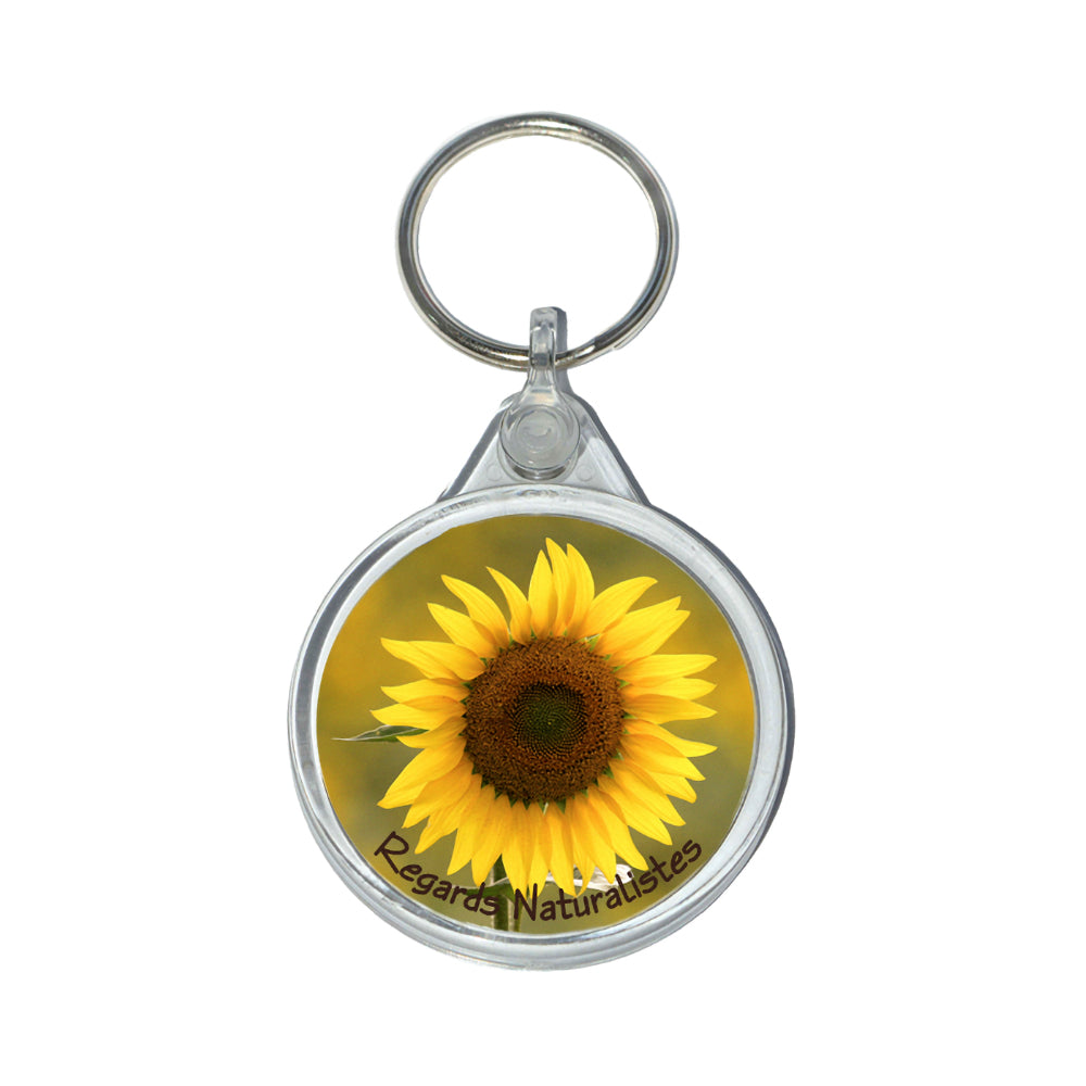 Porte clé photo fleur tournesol 2